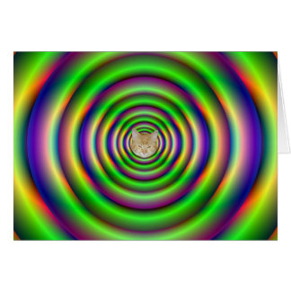 Cartão Placa Túnel Verde do Torus + gato