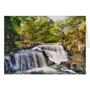 Cartão Placa WATERFALL