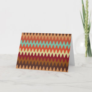 Cartão Placa Wavy Pattern Sedona Southwest