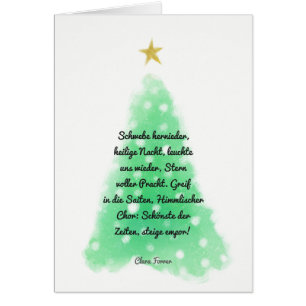 Cartão Placas de árvore de Natal mínimas