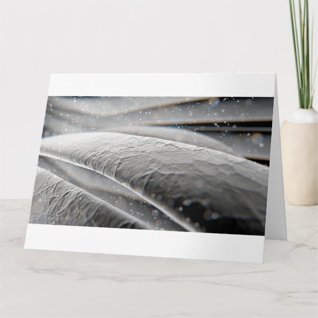 Cartão Placas de cabelo microscópicas (Frente)