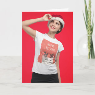 CARTÃO PLACAS DE NATAL DE FOTO PERSONALIZADAS