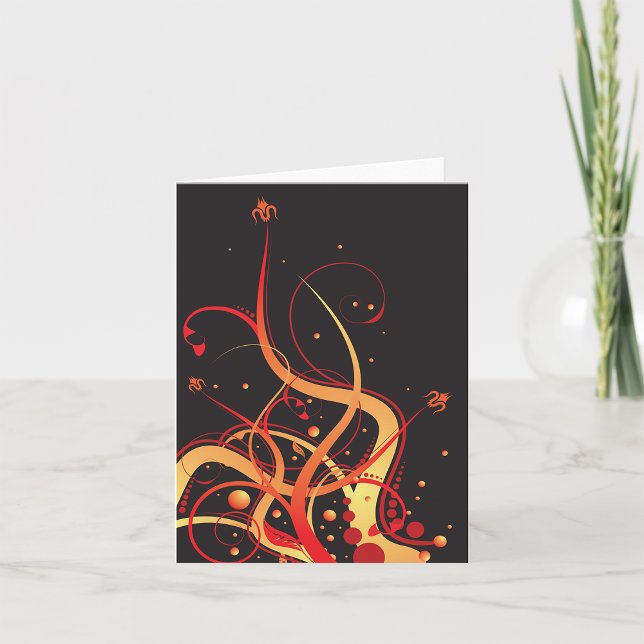 Cartão Placas de Nota de Verão GLow Floral (Criador carregado)