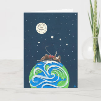 Cartão Placas de saudação do PJ McMouse