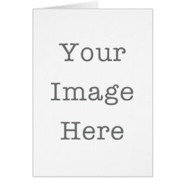 Cartão Placas de saudação personalizadas 4x5.6