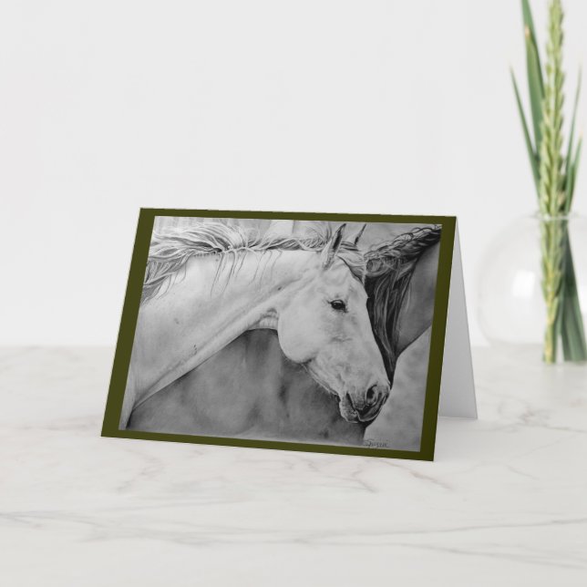 Cartão Placas de saudação "Sage" 5x7 (Frente)