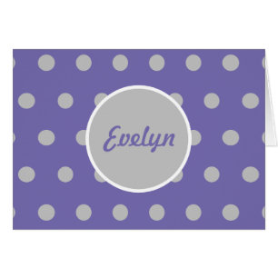 Cartão Placas de Vazio personalizadas (Lavanda)