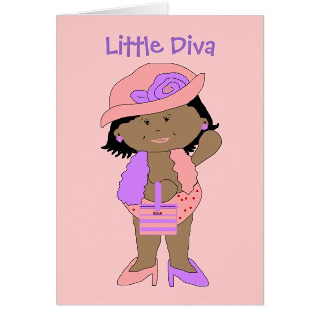 Cartão Placas Girls Divas Não São Nasceres 6 (Frente)