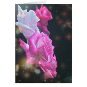 Cartão Placas Rose Bouquet