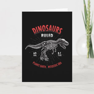 Cartão Planeta do Dinossauro Era Mesozoica da Terra   Din