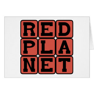 Cartão Planeta Vermelho, Marte