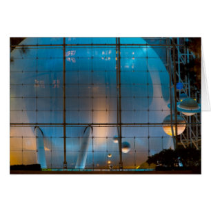 Cartão Planetário cor-de-rosa