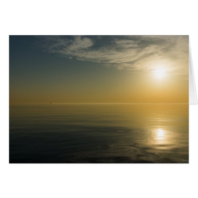 Cartão Planetarium Sunrise (Frente horizontal)