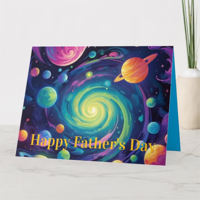 Cartão Planetary Spin (Frente)