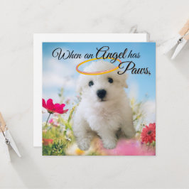 Cartão Plano Anjo de Cachorrinho