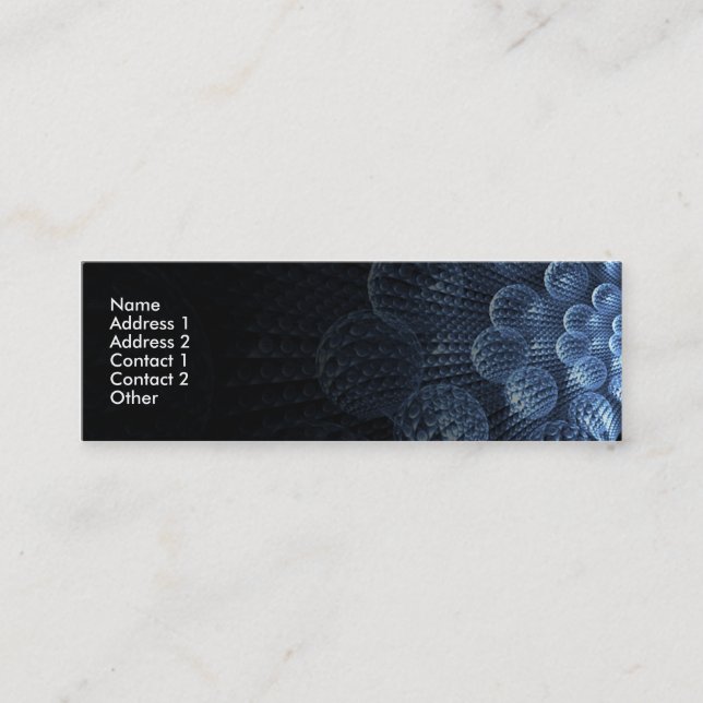 Cartão plano borbulhante do contato (Frente)