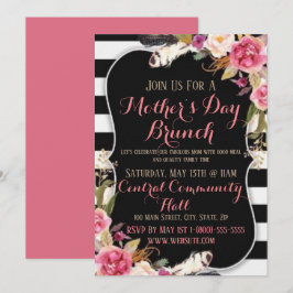 Cartão Plano de Convite à Mãe Legant Brunch