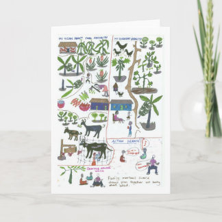 Cartão Plano de Fazenda de Doreen