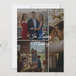 Cartão Plano de Foto de Memória Personalizado – Le