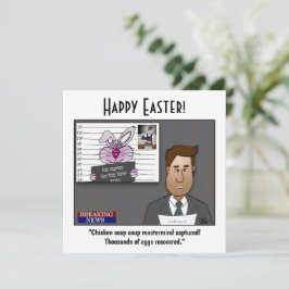 Cartão plano de golpe de copa de frango