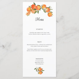 Cartão plano de menu de evento de casamento de faz