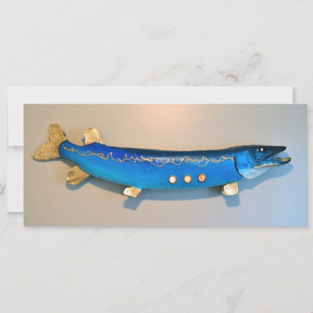 Cartão plano de peixe de Jonah (Frente)