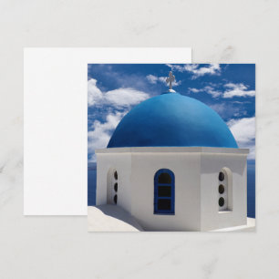 Cartão Plano de Santorini, Grécia