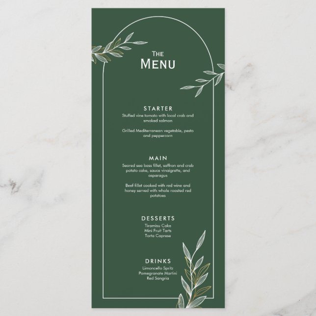 Cartão Plano Dourado de Evento de Casamento de Fol (Frente)