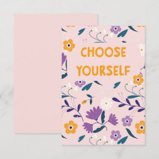 Cartão plano Escolha você mesmo