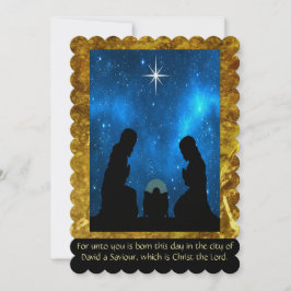 Cartão plano natalino