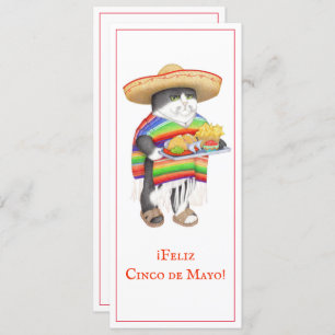 Cartão plano WENDELITO Cinco de Mayo 4x9.25