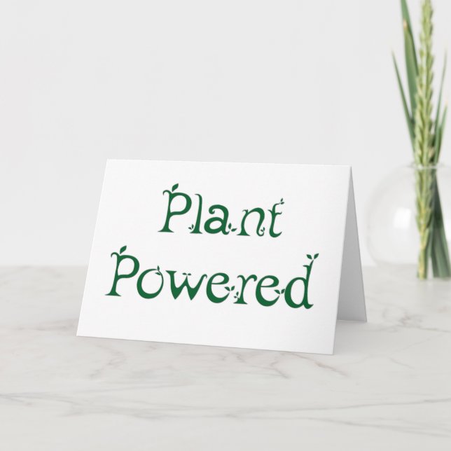 Cartão Planta Alimentada (Frente)
