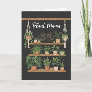 Cartão Planta Engraçada Mãe Presente de Amante de Planta 