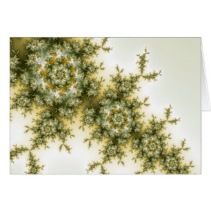 Cartão Planta Selvagem - Arte Fractal Mandelbrot