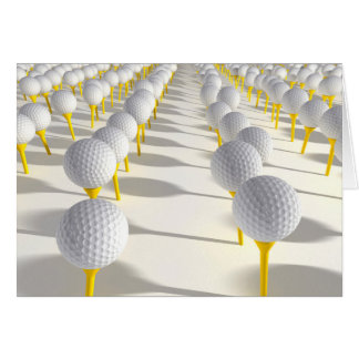 Cartão Plantação de Golf Ball