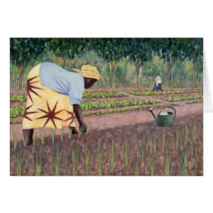 Cartão Plantando as cebolas 2005