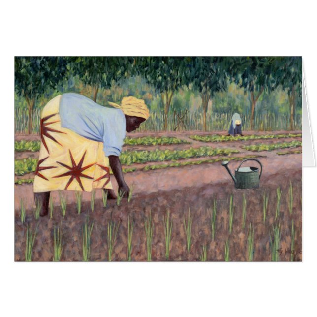 Cartão Plantando as cebolas 2005 (Frente Horizontal)