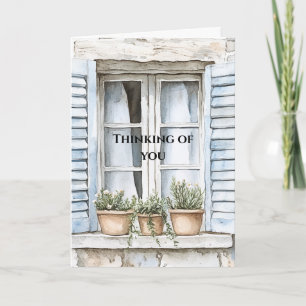 Cartão Plantas da Janela Sicilianas pensando em você