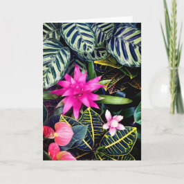 Cartão Plantas tropicais