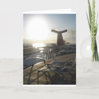 Cartão Plataforma da sensação do carnaval