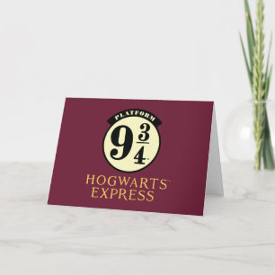 Cartão Platform 9 3/4 HOGWARTS™ EXPRESS Icon