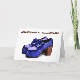 Cartão Platform Shoes Birthday Card