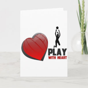 CARTÃO PLAY WITH HEART VOLLEYBALL