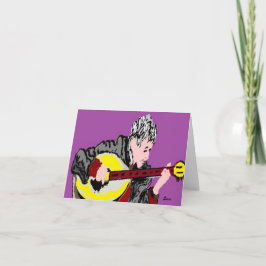 Cartão Player de Placa de Nota de vazio Bouzouki