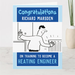 Cartão Plumber & Heat Engenheiro Training Card concluído