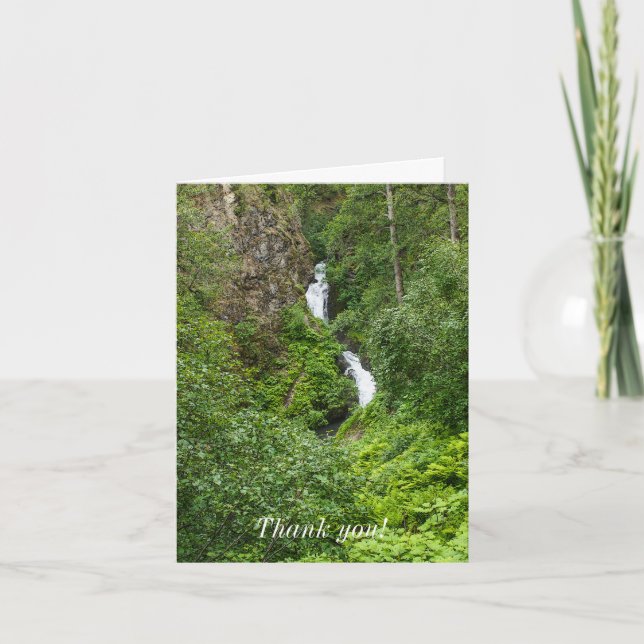 Cartão Plush Thunderbird Painterly Obrigado (Frente)