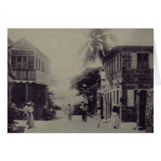 Cartão Plymouth - rua de George & rua do parlamento