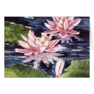 Cartão PMACarlson Waterlilies