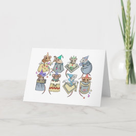 Cartão Pocket Mice Birthday