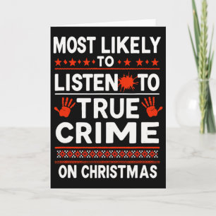 Cartão Podcast Natal do Mistério de Assassinato - Mais Pr
